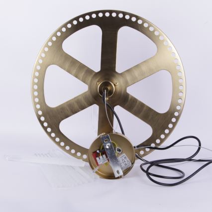 Globo - Pakabinamas sietynas 1xE27/60W/230V diametras 40 cm auksas