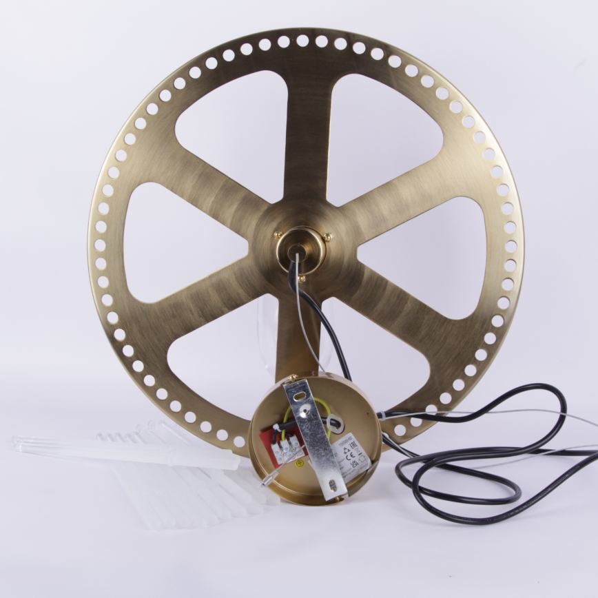 Globo - Pakabinamas sietynas 1xE27/60W/230V diametras 40 cm auksas