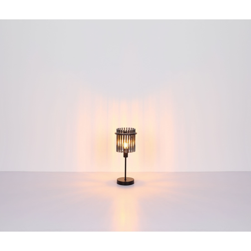 Globo - Stalinis šviestuvas 1xE14/40W/230V diametras 15 cm juoda