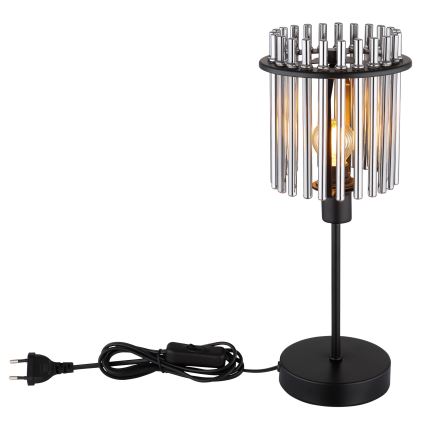 Globo - Stalinis šviestuvas 1xE14/40W/230V diametras 15 cm juoda