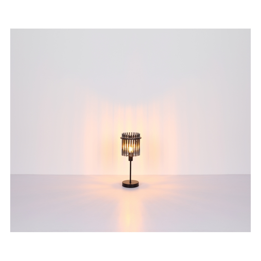 Globo - stalinis šviestuvas 1xE27/60W/230V, skersmuo 30 cm, juodas