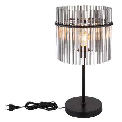 Globo - stalinis šviestuvas 1xE27/60W/230V, skersmuo 30 cm, juodas