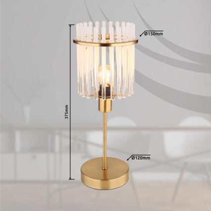 Globo - Stalinis šviestuvas 1xE14/40W/230V diametras 15 cm auksas
