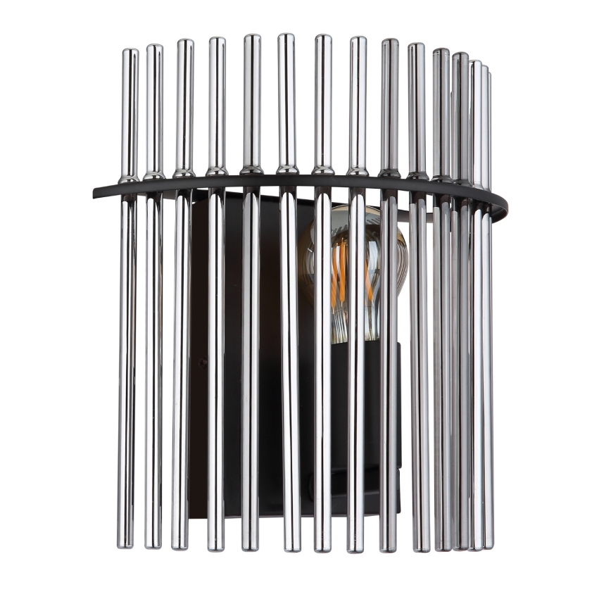 Globo - Sieninis šviestuvas 1xE27/60W/230V juoda