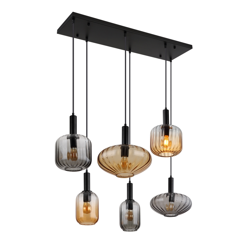Globo - Pakabinamas šviestuvas su laidu 6xE27/60W/230V