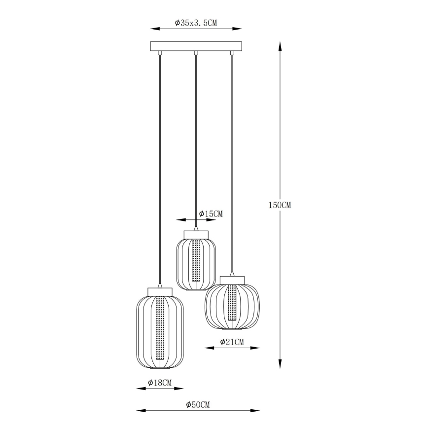 Globo - LED Pakabinamas sietynas LED/23W/230V
