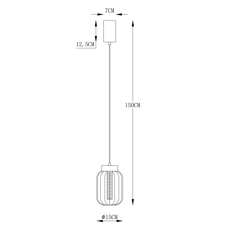 Globo - LED Pakabinamas sietynas LED/8W/230V