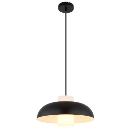 Globo - pakabinamas šviestuvas ant laido 1xE27/60W/230V juoda
