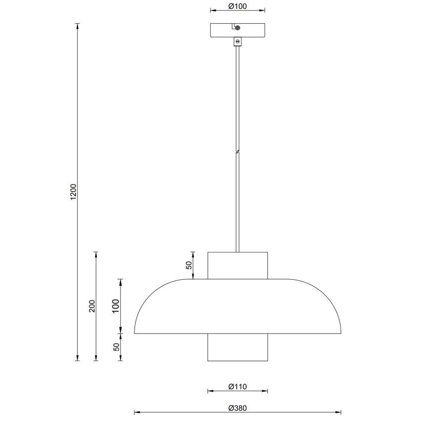 Globo - pakabinamas šviestuvas ant laido 1xE27/60W/230V