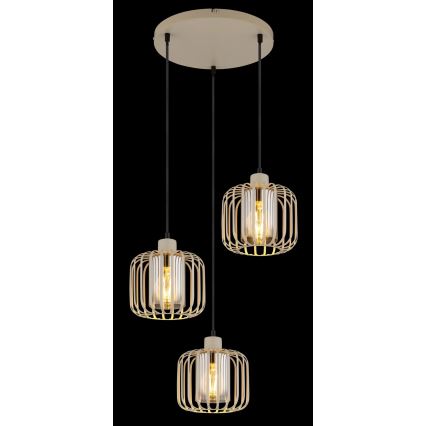 Globo - Pakabinamas šviestuvas su laidu 3xE27/40W/230V