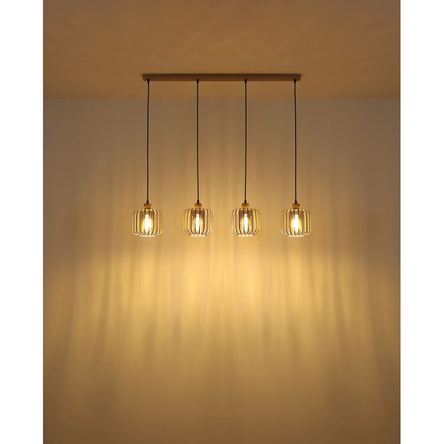 Globo - Pakabinamas šviestuvas ant laido 4xE27/40W/230V