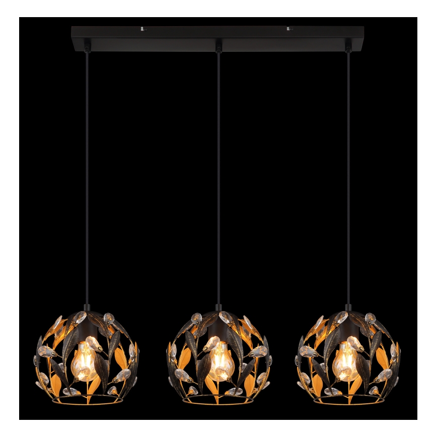 Globo - Pakabinamas sietynas 3xE27/40W/230V
