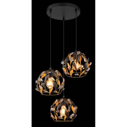 Globo - Pakabinamas sietynas 3xE27/40W/230V diametras 41 cm