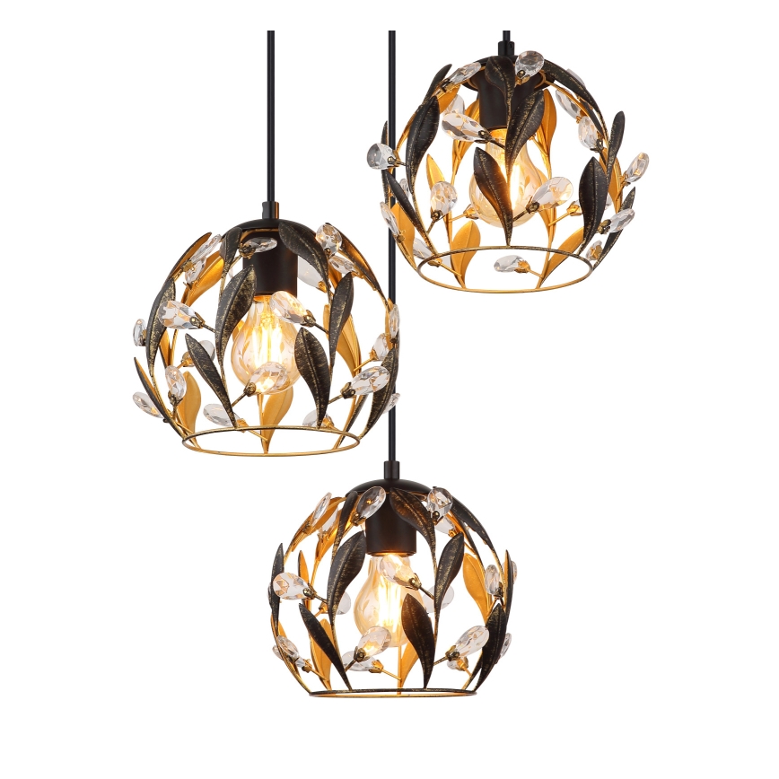 Globo - Pakabinamas sietynas 3xE27/40W/230V diametras 41 cm