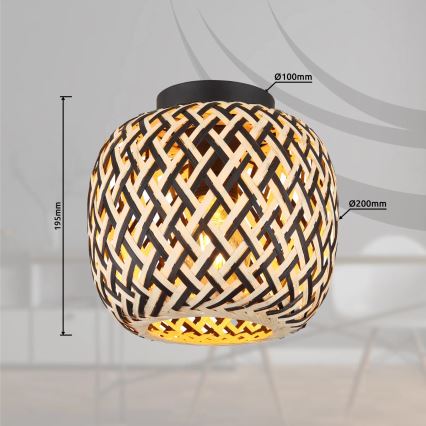 Globo 15766D - Lubinis šviestuvas COLLY 1xE27/15W/230V