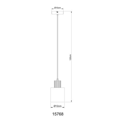Globo - Pakabinamas sietynas 1xE27/25W/230V juoda diametras 12 cm