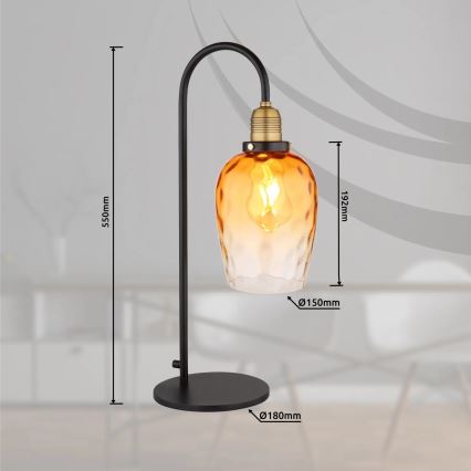 Globo - Stalinis šviestuvas 1xE27/60W/230V oranžinė