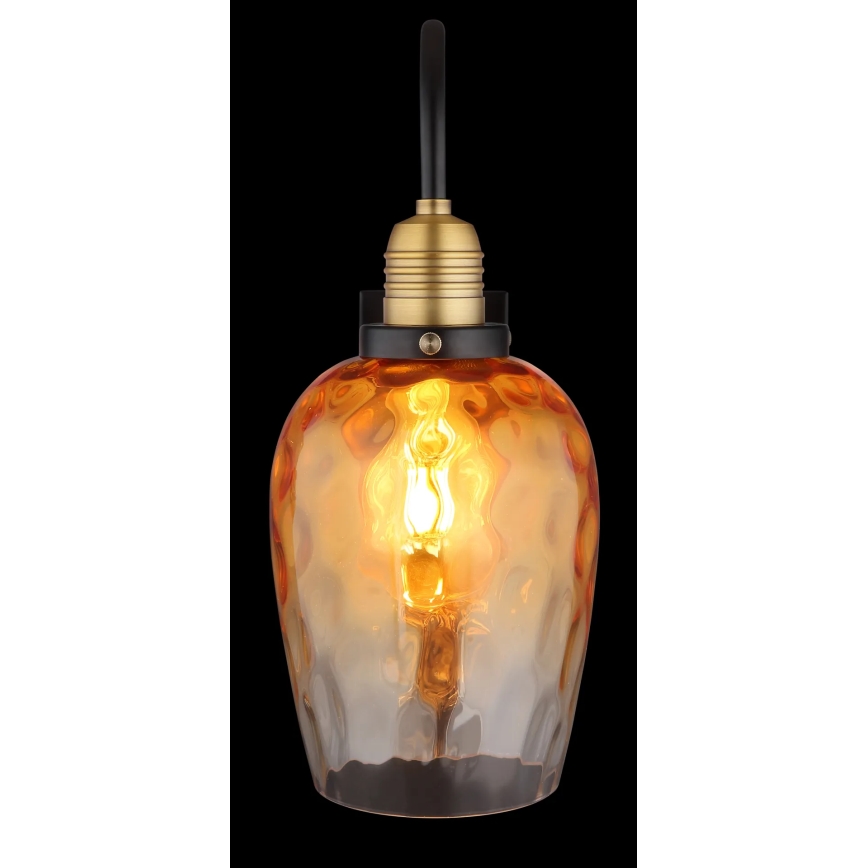 Globo - Sieninis šviestuvas 1xE27/60W/230V oranžinė