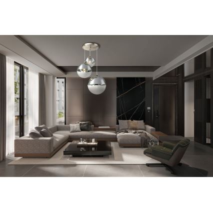 Globo - Pakabinamas sietynas 3xE27/40W/230V diametras 51 cm