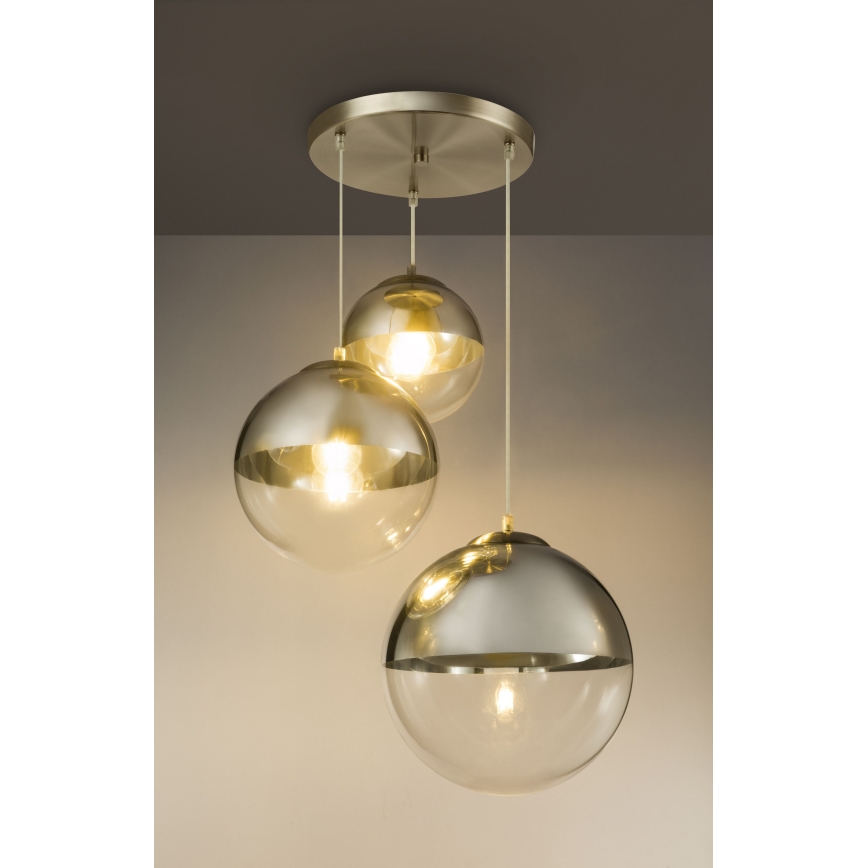 Globo - Pakabinamas sietynas 3xE27/40W/230V diametras 51 cm