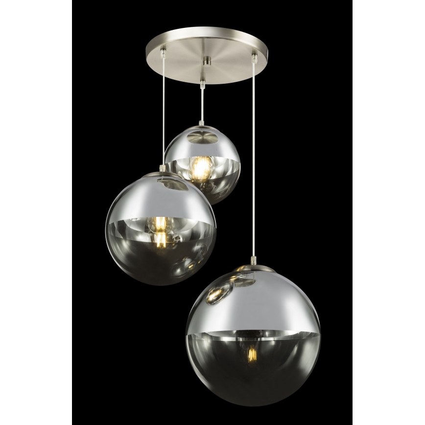Globo - Pakabinamas sietynas 3xE27/40W/230V diametras 51 cm