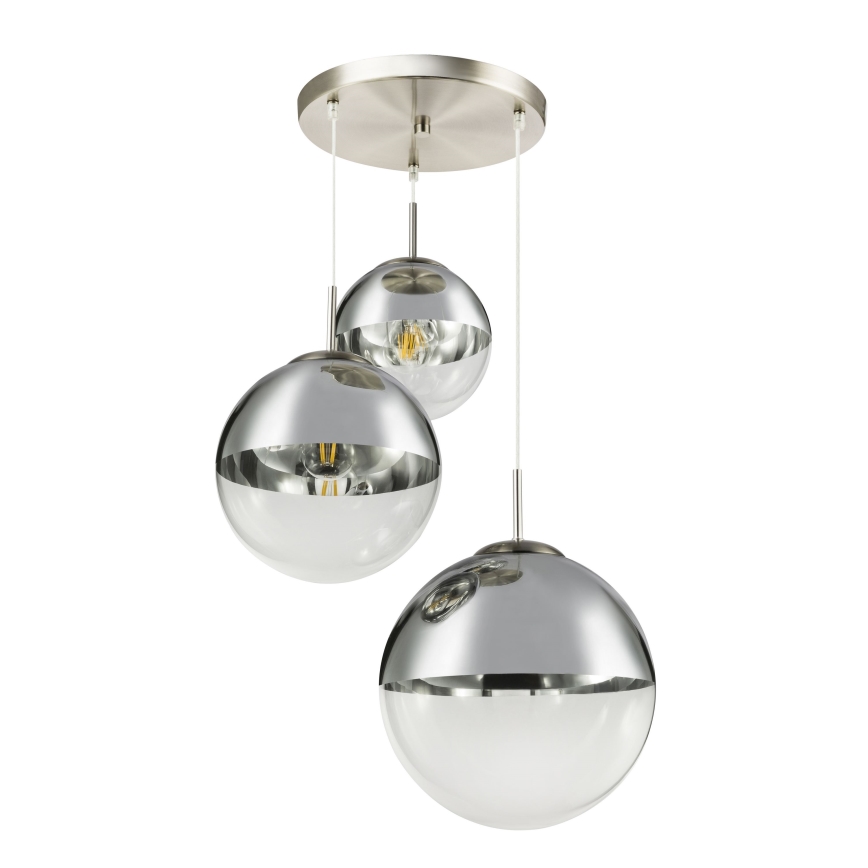 Globo - Pakabinamas sietynas 3xE27/40W/230V diametras 51 cm