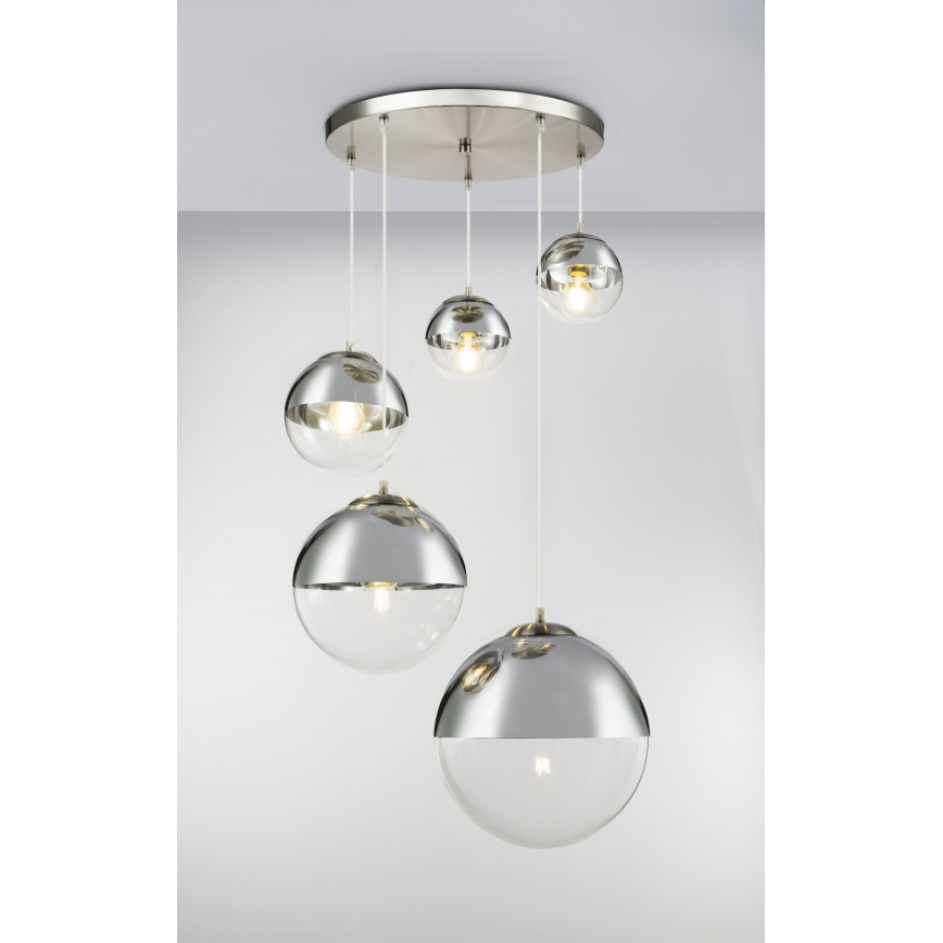 Globo - Pakabinamas sietynas 5xE27/60W/230V diametras 65 cm