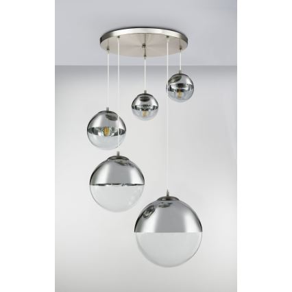 Globo - Pakabinamas sietynas 5xE27/60W/230V diametras 65 cm