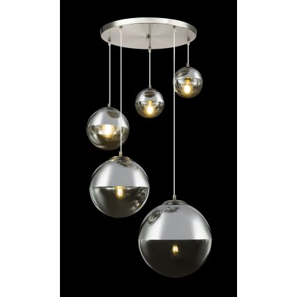 Globo - Pakabinamas sietynas 5xE27/60W/230V diametras 65 cm