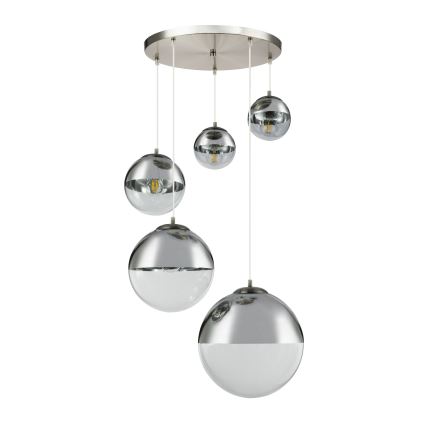 Globo - Pakabinamas sietynas 5xE27/60W/230V diametras 65 cm