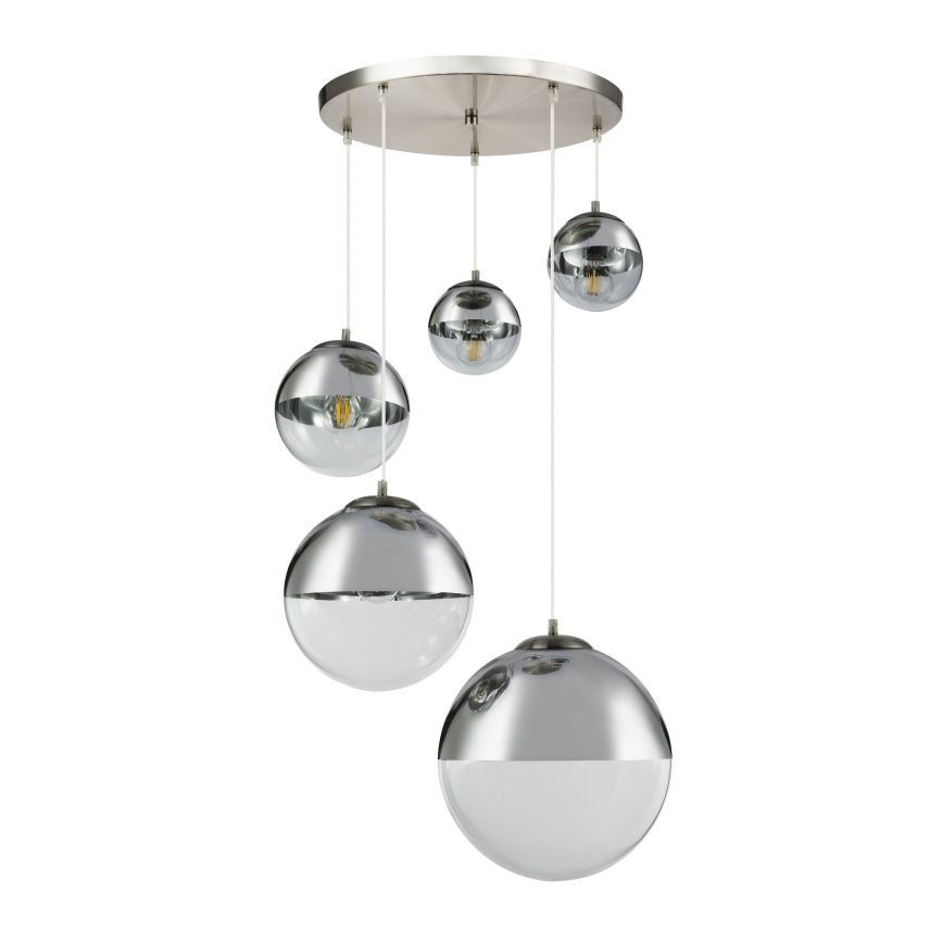 Globo - Pakabinamas sietynas 5xE27/60W/230V diametras 65 cm