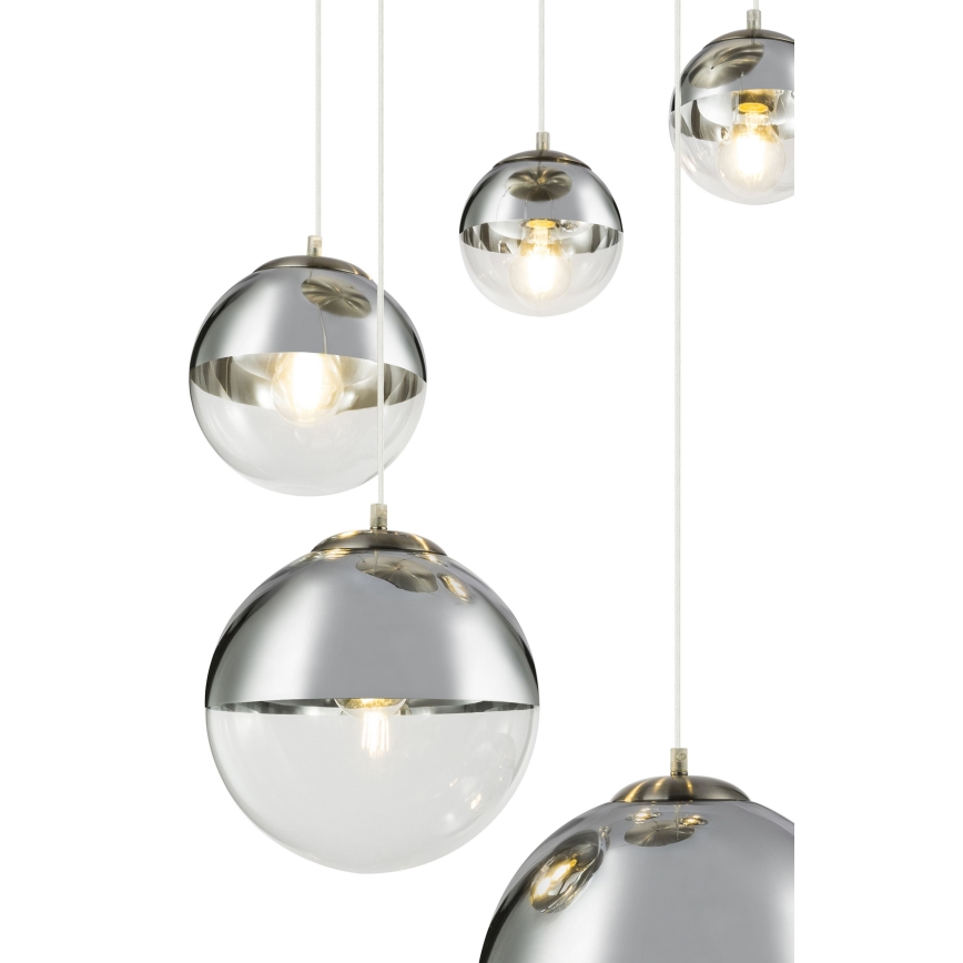 Globo - Pakabinamas sietynas 5xE27/60W/230V diametras 65 cm