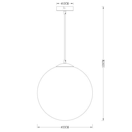 Globo - Pakabinamas sietynas 1xE27/40W/230V