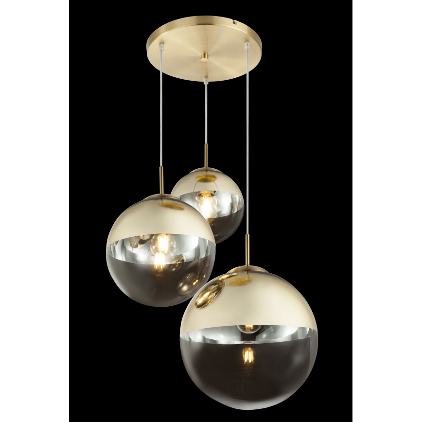 Globo - Pakabinamas sietynas 3xE27/40W/230V diametras 51 cm