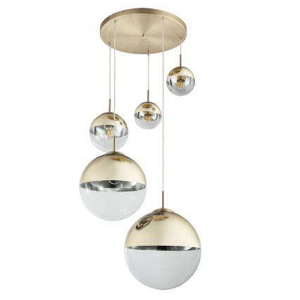 Globo - Pakabinamas sietynas 5xE27/40W/230V diametras 65 cm