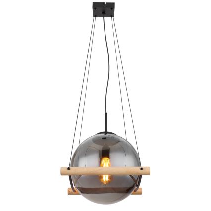Globo - Pakabinamas sietynas 1xE27/15W/230V Stambialapis medis