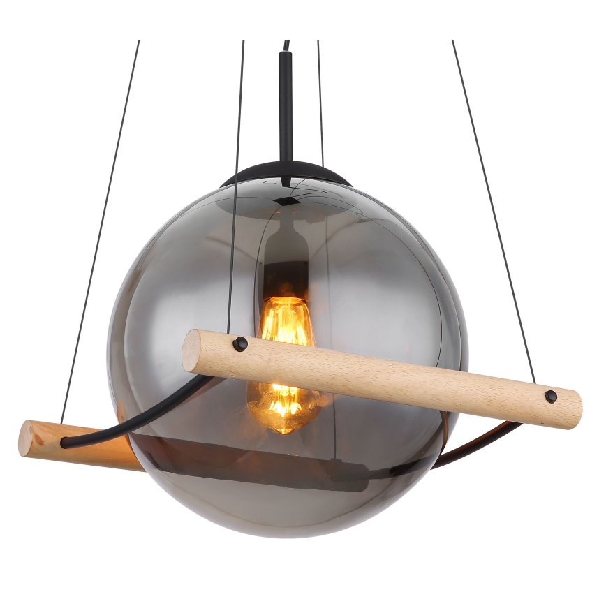 Globo - Pakabinamas sietynas 1xE27/15W/230V Stambialapis medis