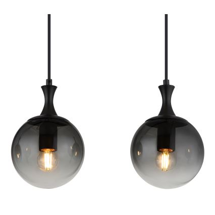 Globo - Pakabinamas sietynas 4xE27/10W/230V juoda