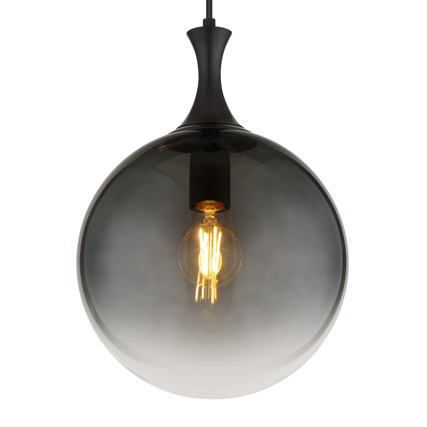 Globo - Pakabinamas sietynas 1xE27/10W/230V diametras 25 cm juoda