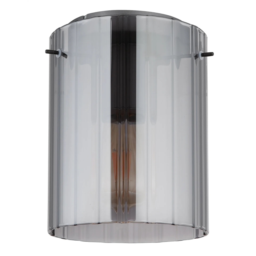 Globo - Lubinis šviestuvas 1xE27/40W/230V diametras 18 cm pilka