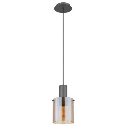 Globo - Pakabinamas sietynas 1xE27/40W/230V diametras 18 cm ruda