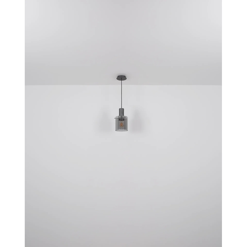 Globo - Pakabinamas sietynas 1xE27/40W/230V diametras 18 cm pilka