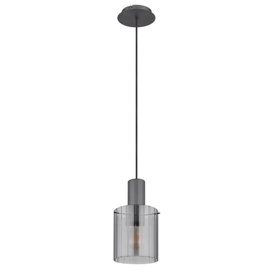 Globo - Pakabinamas sietynas 1xE27/40W/230V diametras 18 cm pilka