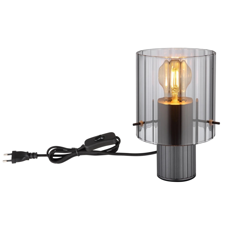 Globo - Stalinis šviestuvas 1xE27/40W/230V diametras 14 cm pilka