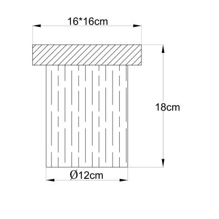 Globo - Lubinis šviestuvas 1xE27/40W/230V