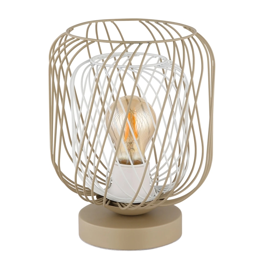 Globo - stalinis šviestuvas 1xE27/40W/230V smėlinis/baltas