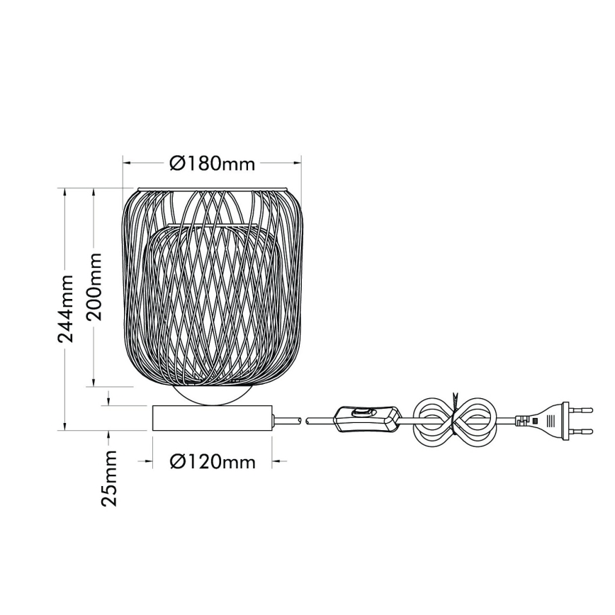 Globo - stalinis šviestuvas 1xE27/40W/230V smėlinis/baltas