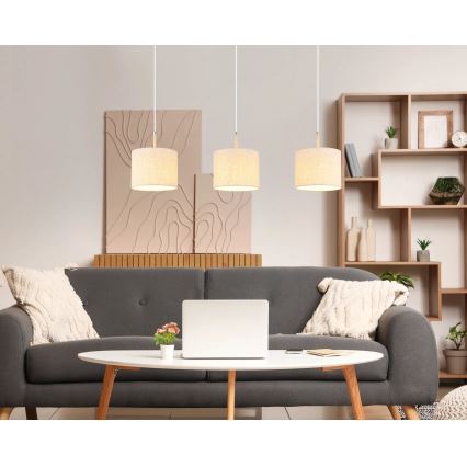 Globo - Pakabinama liustra ant laido 3xE27/40W/230V