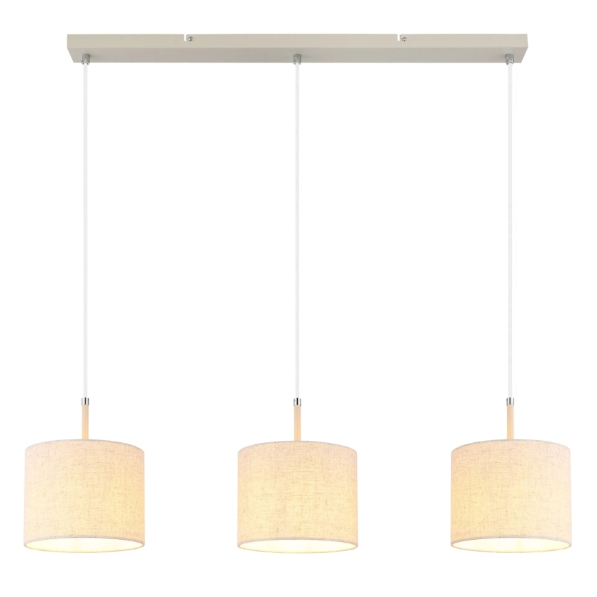 Globo - Pakabinama liustra ant laido 3xE27/40W/230V