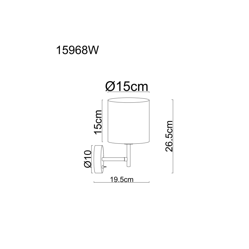 Globo - Sieninis šviestuvas 1xE14/40W/230V